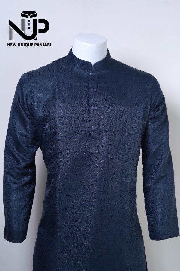 Indian Luxury Cotton Navy Blue